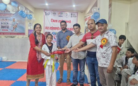 बागेश्वर के प्रतिभाशाली ताइक्वांडो खिलाड़ियों को मिला सम्मान, अनुशासन और संयम का दिन मनाया गया