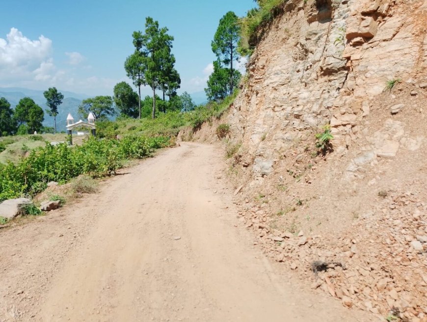 चंपावत: लुवाकोट-एड़ीधूरा सड़क मार्ग का शेष 3 किमी डामरीकरण कार्य कराने की प्रखर मांग