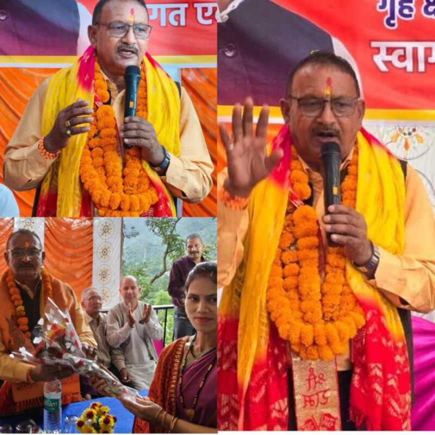 महेंद्र नेगी का गृह क्षेत्र चोपड़ा में भव्य स्वागत, भाजपा कार्यकर्ताओं की दिखी खुशी