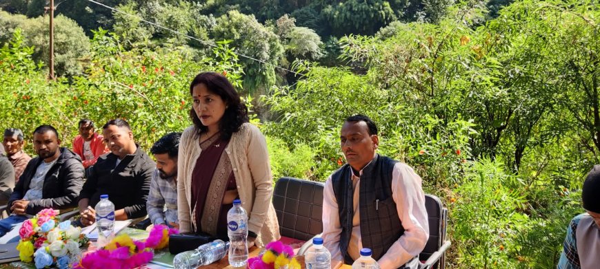 ग्राम पंचायत बड़ेत में खुली बैठक आयोजित, विकास योजनाओं पर हुई चर्चा
