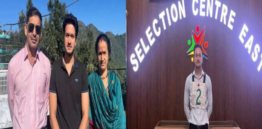 पिता के बाद बेटा भी पहनेगा वर्दी, डीडीहाट के अनुज कफलिया बने भारतीय नौसेना का हिस्सा