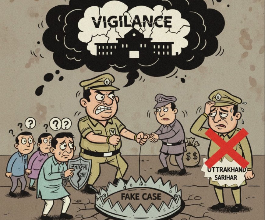 उत्तराखंड विजिलेंस: फर्जी ट्रैप का धंधा! बड़े अफसरों को संरक्षण, निर्दोषों की बलि!