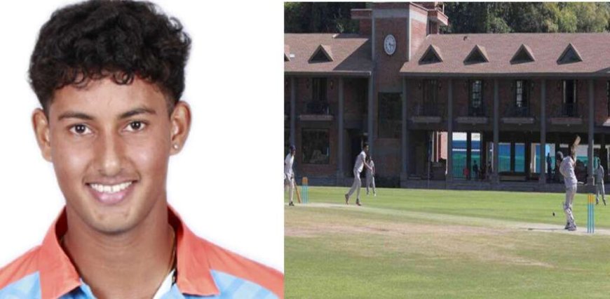 हल्द्वानी निवासी आरुष मेलकानी ने सीके नायडू ट्रॉफी में जड़ा शतक