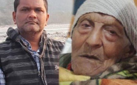 पिता के निधन को बर्दाश्त नहीं कर पाया बेटा, एक साथ जली दोनों की चिता