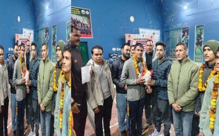 उत्तराखंड: अग्निवीर भर्ती में चयनित 20 युवाओं को जिलाधिकारी ने किया सम्मानित