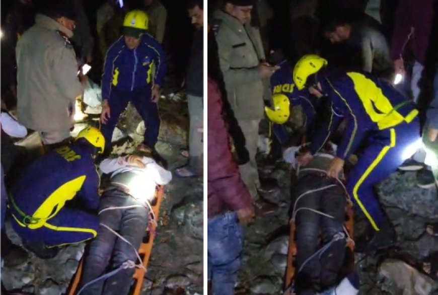 कैंचीधाम के पास बड़ा हादसा, हल्द्वानी आ रही बरातियों की XUV खाई में लुढ़की_तीन शिक्षकों की मौत