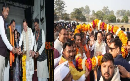 किसान हितकारी नीतियों के लिए मुख्यमंत्री धामी को “किसान पुत्र” की उपाधि से नवाजा गया