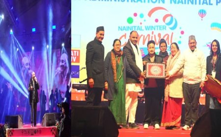 उत्तराखंड नैनीताल: पवनदीप राजन और बी-प्राक की प्रस्तुति से द्वितीय दिवस में रंगारंग उत्सव
