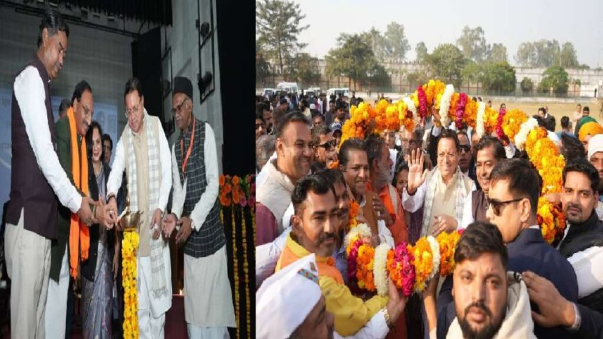 किसान हितकारी नीतियों के लिए मुख्यमंत्री धामी को “किसान पुत्र” की उपाधि से नवाजा गया