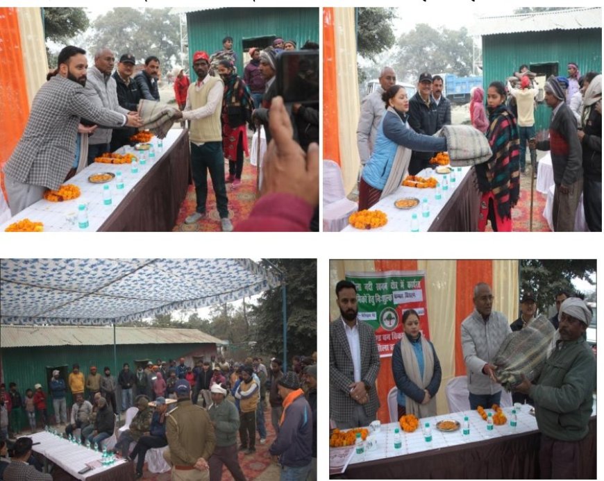 लालकुआं : DM के निर्देश पर मजदूरों को बांटे गए कम्बल, SDM और विधायक रहे मौजूद