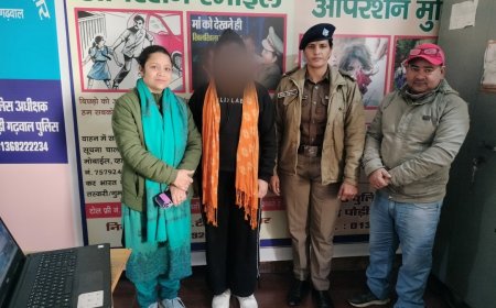 Pouri news:- गाजियाबाद से नाबालिग बालिका सकुशल बरामद, अभियुक्त गिरफ्तार।