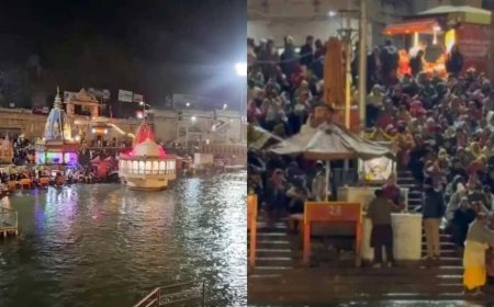 हरिद्वार: बसंत पंचमी पर लाखों श्रद्धालुओं ने मां गंगा में लगाई आस्था की डुबकी, जनसैलाब उमड़ा