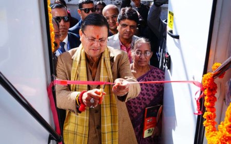 देहरादून: सीएम धामी ने किया लैब ऑन व्हील्स का फ्लैग ऑफ , छात्रों को मिलेगी यह सुविधा