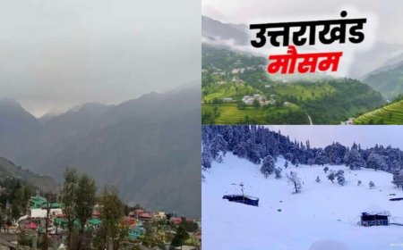 Uttarakhand Weather: उत्तराखंड में आज का  मौसम पूर्वानुमान, पहाड़ से मैदान तक देखें यलो अलर्ट