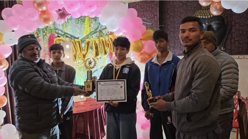 राज्य जूनियर बॉक्सिंग चैंपियनशिप में भूमिका बसेडा का स्वर्ण , बेस्ट बॉक्सर का भी मिला सम्मान