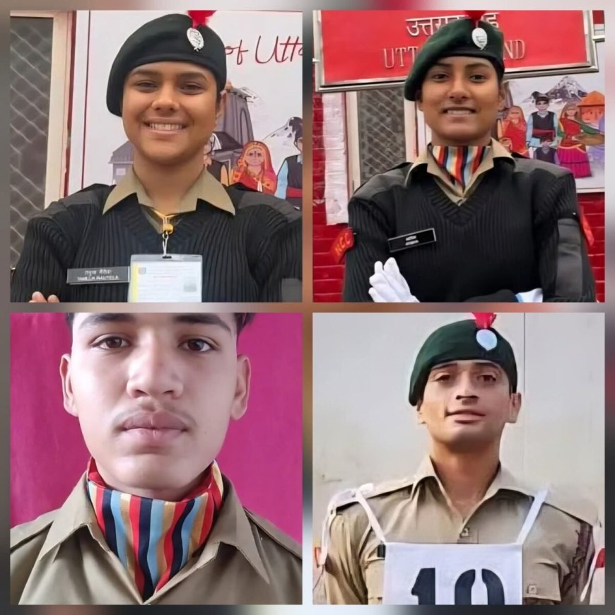 उत्तराखंड : पहाड़ के दो छात्रायें व दो छात्र दिखाएंगे 26 जनवरी गणतंत्र दिवस की परेड में अपना जोहर