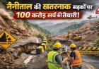 नैनीताल की तीन खतरनाक डेंजर जोन पर 100 करोड़ खर्च की तैयारी, अब मिलेगा स्थायी समाधान?