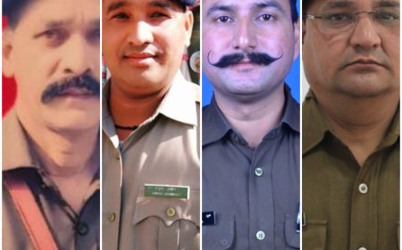उत्कृष्ट सेवा के लिए बागेश्वर के एक निरीक्षक व तीन पुलिस जवान सम्मानित