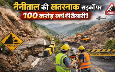 नैनीताल की तीन खतरनाक डेंजर जोन पर 100 करोड़ खर्च की तैयारी, अब मिलेगा स्थायी समाधान?