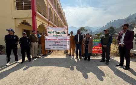 हंस फाउंडेशन और वन विभाग ने जंगल बचाने के लिए बच्चों को किया जागरूक