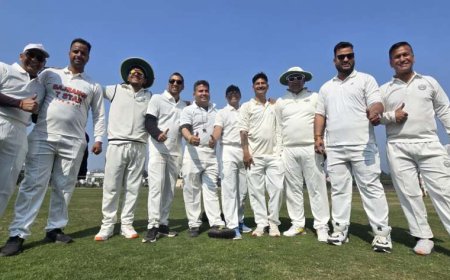 हल्द्वानी: आखिरी ओवर तक चला मैच, पत्रकार 11 ने   प्राधिकरण नैनीताल को 2 विकेट से हराया