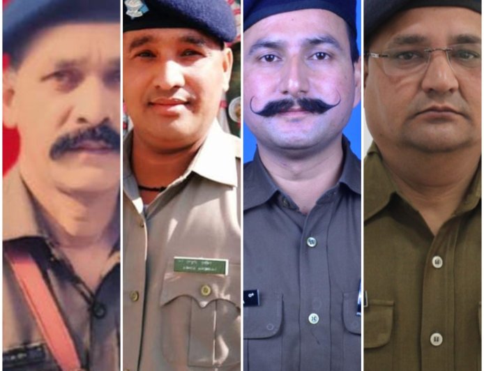 उत्कृष्ट सेवा के लिए बागेश्वर के एक निरीक्षक व तीन पुलिस जवान सम्मानित