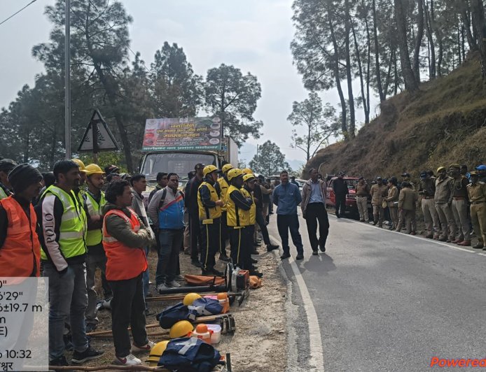 बागेश्वर वन प्रभाग में वनाग्नि नियंत्रण हेतु एक दिवसीय मॉक ड्रिल सम्पन्न