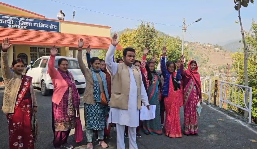 रदगड़ा मोड़ से बिजोरीझाल मोटर मार्ग सर्वे का ग्रामीणों ने किया विरोध, वैकल्पिक मार्ग की मांग