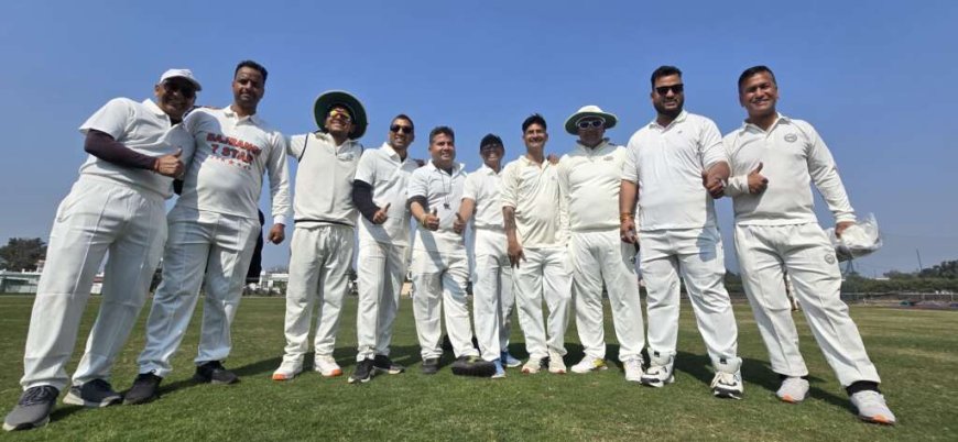हल्द्वानी: आखिरी ओवर तक चला मैच, पत्रकार 11 ने   प्राधिकरण नैनीताल को 2 विकेट से हराया