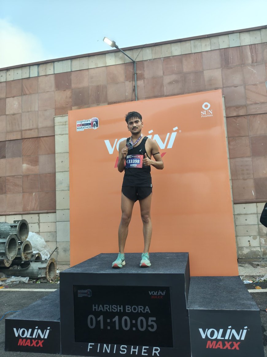 कत्यूर घाटी के हरीश बोरा ने दिल्ली मैराथन में मारी बाज़ी, 17 साल की उम्र में रचा इतिहास