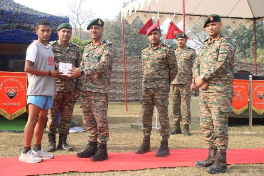 Champawat: बनबसा मिलिट्री स्टेशन में अग्निवीर भर्ती रैली के दूसरे दिन युवाओं का उमड़ा उत्साह