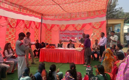 बमराड़ी ग्राम पंचायत में जल महोत्सव पखवाड़ा आयोजित, जल संरक्षण और गुणवत्ता जांच पर ग्रामीणों को किया जागरूक