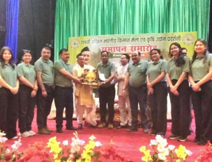 उत्तराखंड: पंतनगर किसान मेले में सेंचुरी पल्प एंड पेपर को प्रथम पुरस्कार