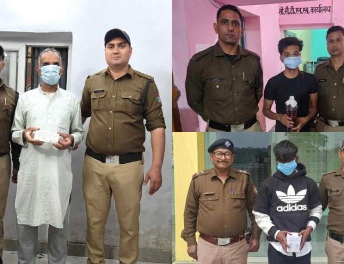 नैनीताल पुलिस का बड़ा अभियान: सट्टा और अवैध शराब के तीन आरोपी गिरफ्तार