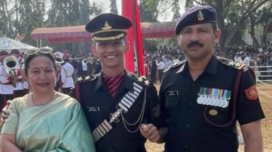 उत्तराखंड: नायकगोठ निवासी कार्तिक ज्याला बने भारतीय सेना में लेफ्टिनेंट