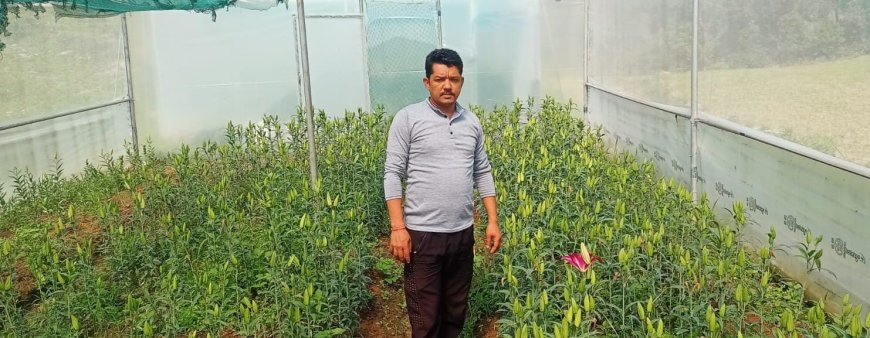 बसंत उत्सव में कपकोट के प्रगतिशील किसान दीपक सिंह गढ़िया सम्मानित