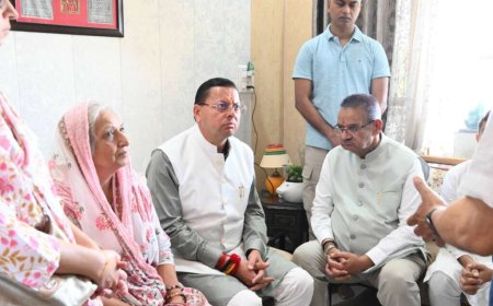 उत्तराखंड: सीएम धामी का ब्रिगेडियर मुकेश जोशी के परिवार को आश्वासन