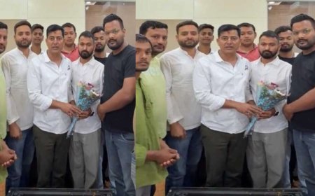 विशाल भोजक ने यूथ कांग्रेस के प्रदेश अध्यक्ष पद की जिम्मेदारी संभाली, नेताओं ने दी बधाई