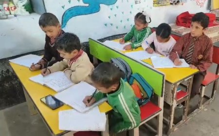 गोलना का प्राथमिक विद्यालय: ग्रामीणों के प्रयास से फिर बजी बच्चों की किलकारी
