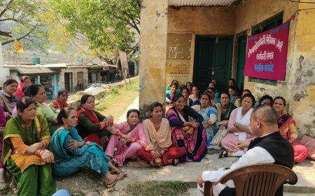 पूर्व विधायक ललित फर्स्वाण का समर्थन, आंगनवाड़ी कर्मचारियों का आंदोलन 22वें दिन भी जारी