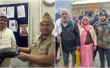 रुद्रप्रयाग पुलिस की उत्कृष्ठ सेवा: केदारनाथ यात्रा में नगदी से भरा बैग लौटाया, बिछड़े श्रद्धालुओं को मिलवाया