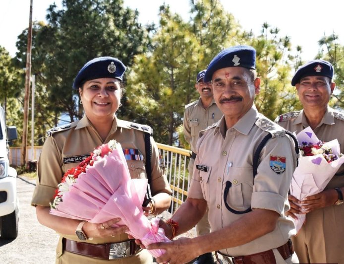 उत्तराखंड में श्वेता चौबे ने टिहरी एसएसपी का कार्यभार ग्रहण किया, कानून-व्यवस्था पर जोर