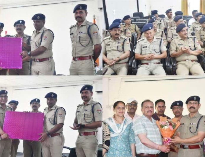 हल्द्वानी: एसएसपी मंजूनाथ टीसी ने पदोन्नति प्राप्त अधिकारियों को दी भावभीनी विदाई