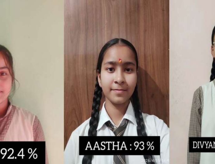 CBSE हाईस्कूल के परिणाम: वेंडी स्कूल के छात्रों ने गौलापार का नाम रोशन किया