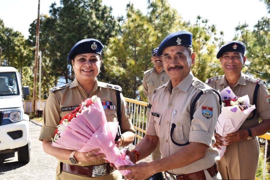 उत्तराखंड में श्वेता चौबे ने टिहरी एसएसपी का कार्यभार ग्रहण किया, कानून-व्यवस्था पर जोर