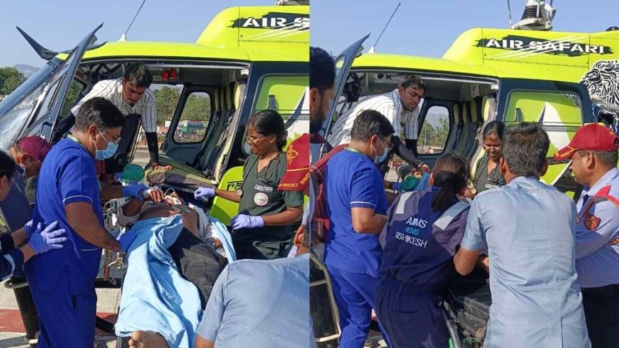 रुद्रप्रयाग में हेली सेवा से हार्ट अटैक मरीज की जान बचाने में प्रशासन की उत्कृष्ट कार्रवाई