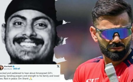 पंजाब क्रिकेट में शोक की लहर, अमनप्रीत सिंह गिल का 36 वर्ष की आयु में निधन