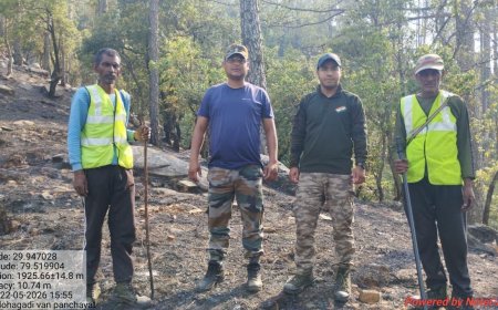 बागेश्वर में वनाग्नि पर वन विभाग की समझदारी भरी कार्रवाई, आग पर पाया गया काबू, लोगों से सहयोग की अपील