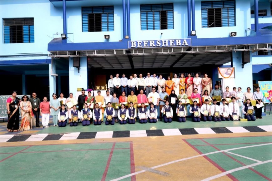 हल्द्वानी: बियरशिबा स्कूल में कक्षा 10 के मेधावी विद्यार्थियों को मिला सम्मान