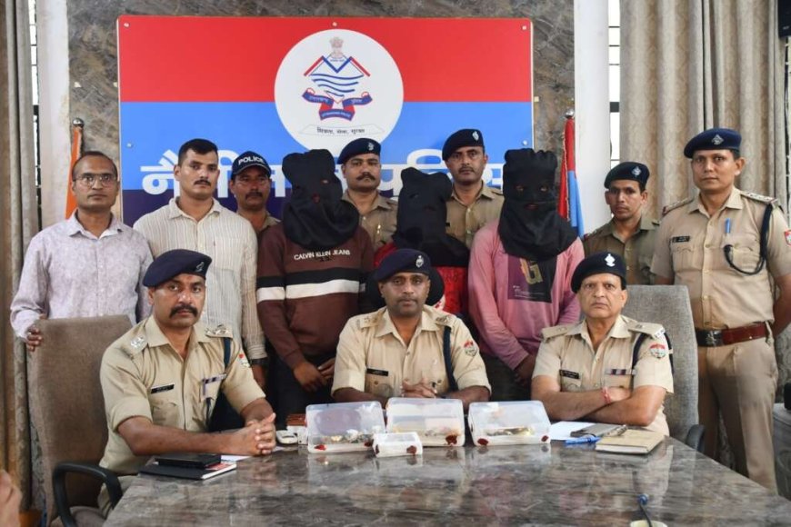 हल्द्वानी में चोरों का भंडाफोड़: सपेरा गैंग के 3 आरोपी पकड़े गए, 25 लाख के गहने जब्त